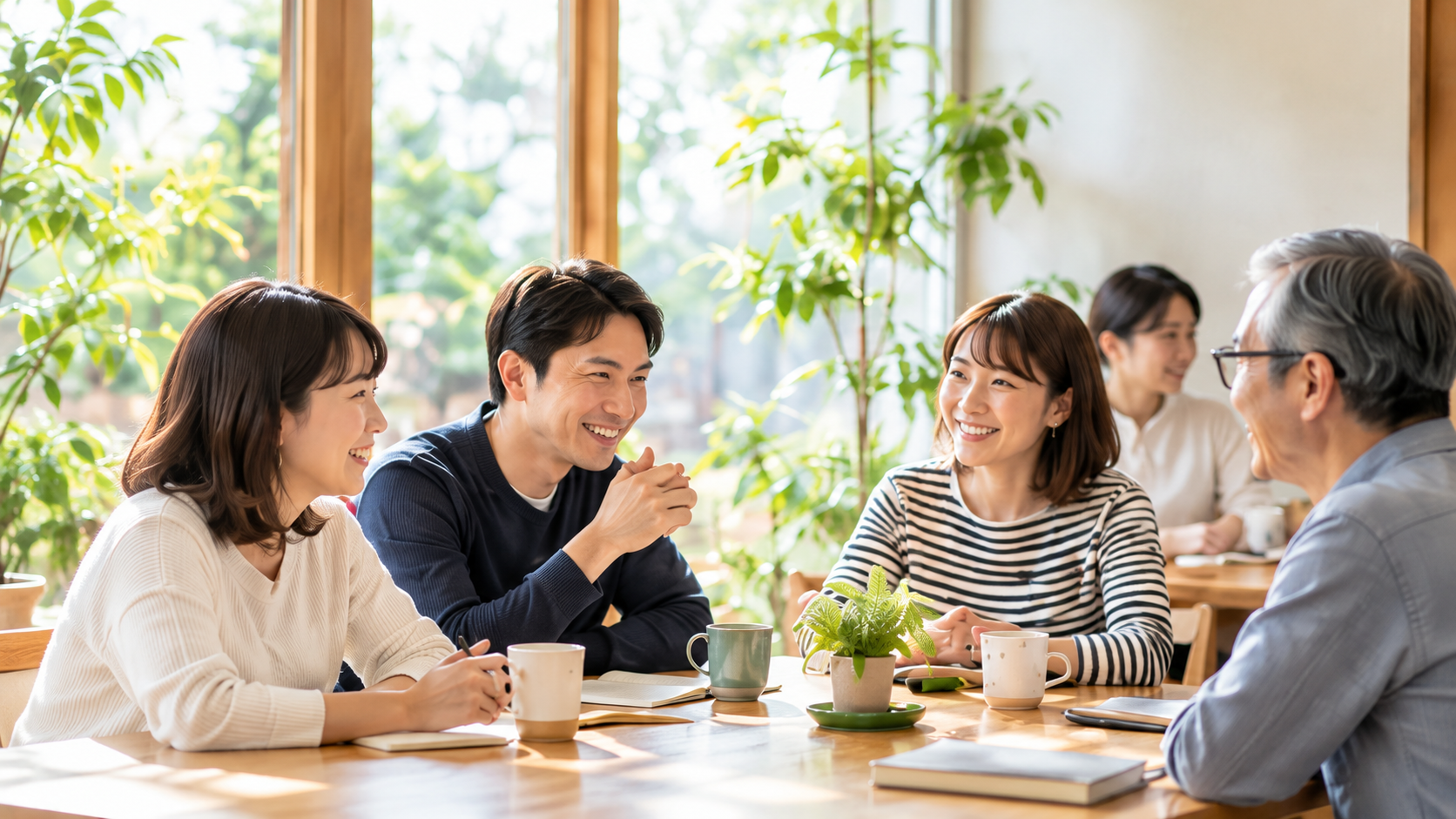 仲間と学ぶ交流のイメージ